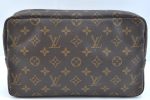 Auth Louis Vuitton Monogram Trousse Toilette 28 Clutch Hand Bag M47522 LV K9741 Hot on Sale