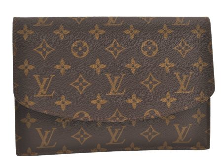 Authentic Louis Vuitton Monogram Pochette Rabat Clutch Bag Old Model LV 9421J Online