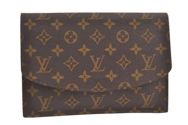 Authentic Louis Vuitton Monogram Pochette Rabat Clutch Bag Old Model LV 9421J Online