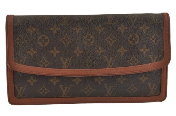 Authentic Louis Vuitton Monogram Pochette Dame GM M51810 Clutch Hand Bag 9164J Online