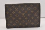 Authentic Louis Vuitton Monogram Pochette Rabat Clutch Bag Old Model LV 6377J Online