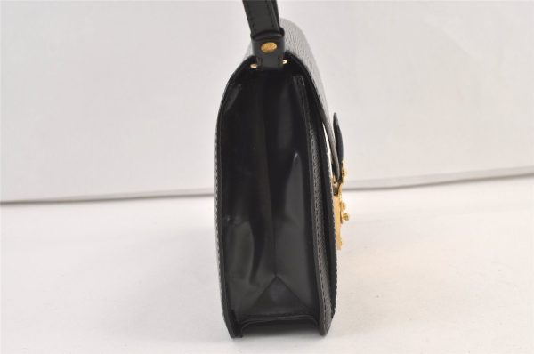 Authentic Louis Vuitton Epi Sellier Dragonne Clutch Bag Black M52612 LV 8759J Sale