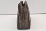 Auth Louis Vuitton Monogram Trousse Toilette 28 Clutch Bag Old Model Junk 9339J For Sale