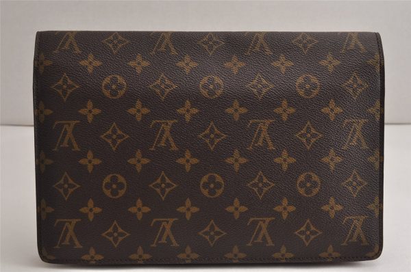 Authentic Louis Vuitton Monogram Ranelagh Clutch Hand Bag M51782 LV 0719K on Sale