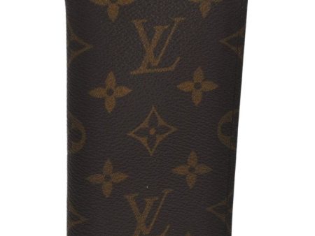 Authentic Louis Vuitton Monogram Etui Lunette Simple M62962 Glasses Case 8698J Cheap