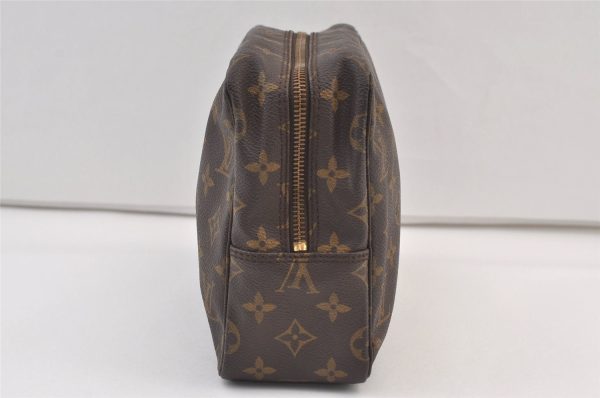 Auth Louis Vuitton Monogram Trousse Toilette 28 Clutch Hand Bag M47522 LV 9435J For Cheap