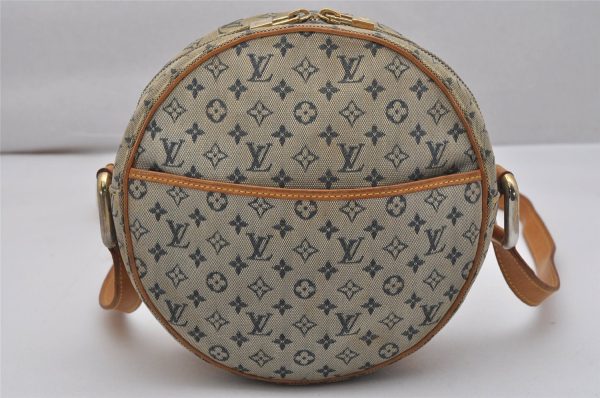 Auth Louis Vuitton Monogram Mini Jeanne GM Shoulder Cross Bag M92000 Blue 0712K Cheap