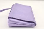 Authentic BVLGARI Vintage Clutch Hand Bag Pouch Purse Polyester Purple 0209K Online Sale