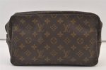 Auth Louis Vuitton Monogram Trousse Toilette 28 Clutch Bag Old Model Junk 9339J For Sale