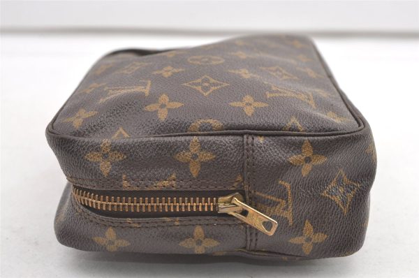 Auth Louis Vuitton Monogram Trousse Toilette 23 Clutch Hand Bag Old Model 0406K Online