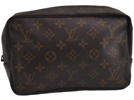 Auth Louis Vuitton Monogram Trousse Toilette 23 Clutch Bag M47524 LV Junk 9884J Sale