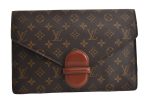 Authentic Louis Vuitton Monogram Ranelagh Clutch Hand Bag M51782 LV 0719K on Sale