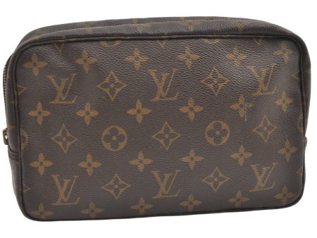 Auth Louis Vuitton Monogram Trousse Toilette 23 Clutch Bag M47524 LV Junk 0541K Hot on Sale