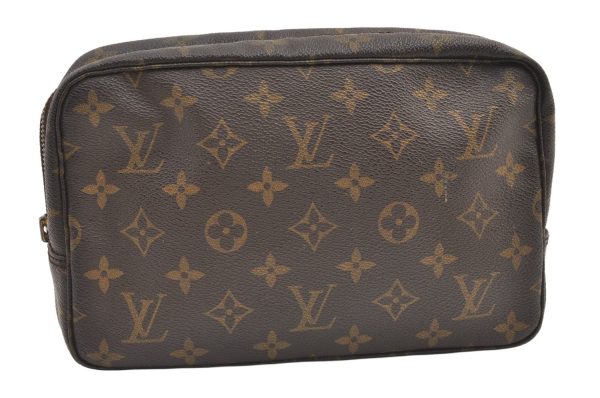 Auth Louis Vuitton Monogram Trousse Toilette 23 Clutch Bag M47524 LV Junk 0541K Hot on Sale