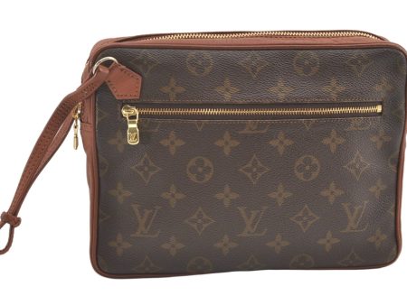 Authentic Louis Vuitton Monogram Pochette Sport Clutch Hand Bag Old Model 0353K Online Hot Sale