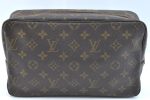 Auth Louis Vuitton Monogram Trousse Toilette 28 Clutch Old Model Junk K9711 Discount