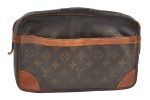 Authentic Louis Vuitton Monogram Compiegne 28 Clutch Hand Bag M51845 Junk 0937K For Discount