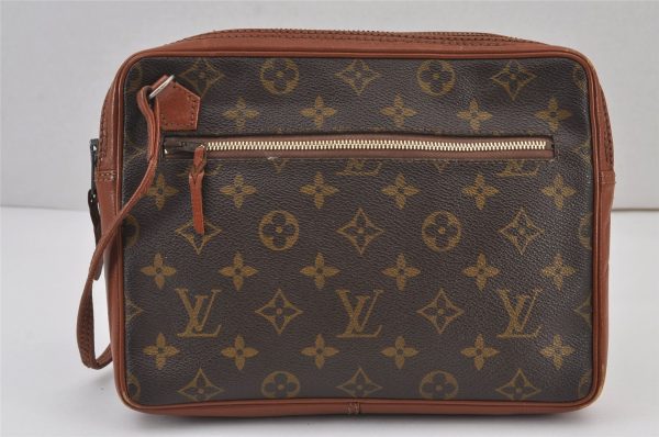 Authentic Louis Vuitton Monogram Pochette Sport Clutch Bag Old Model Junk 8257J Online Sale