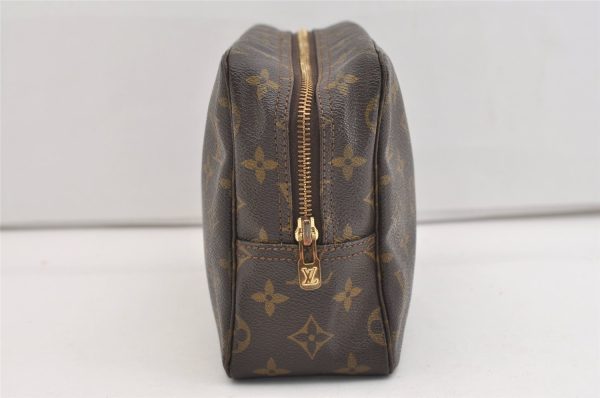 Auth Louis Vuitton Monogram Trousse Toilette 28 Clutch Hand Bag M47522 LV 5782J Supply