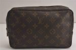 Auth Louis Vuitton Monogram Trousse Toilette 23 Clutch Hand Bag M47524 LV 0313K Cheap