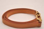 Authentic Louis Vuitton Leather Shoulder Strap Beige 46.9  LV 6005J Cheap