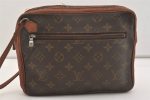 Authentic Louis Vuitton Monogram Pochette Sport Clutch Bag Old Model Junk 6059J Supply