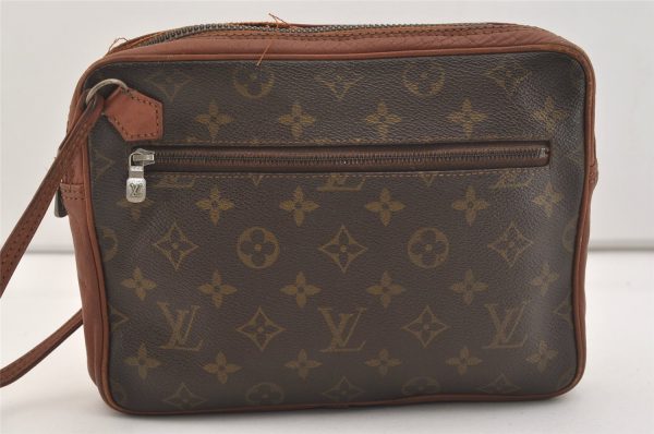 Authentic Louis Vuitton Monogram Pochette Sport Clutch Bag Old Model Junk 6059J Supply