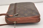 Authentic Louis Vuitton Monogram Pochette Sport Clutch Bag Old Model Junk 6059J Supply