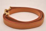 Authentic Louis Vuitton Leather Shoulder Strap Beige 46.9  LV 6005J Cheap