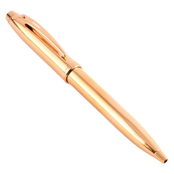 Sheaffer 100 PVD Gold with Diamond Embellishment Ball Pen Online