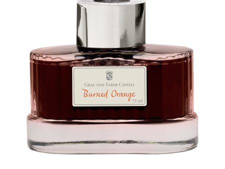 Graf Von Faber-Castell Burned Orange Ink Bottle - 75ml For Cheap