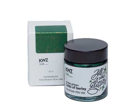 KWZ All That Glitters Fields of Barley Ink Bottle, Green - 30ml Discount