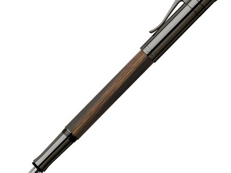 Graf Von Faber-Castell Classic Macassar Fountain Pen - Black Edition For Discount