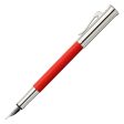 Graf Von Faber-Castell Guilloche Fountain Pen - India Red For Cheap