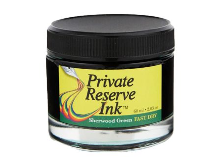 Private Reserve Sherwood Green Fast Dry Ink Bottle - 60ml Supply