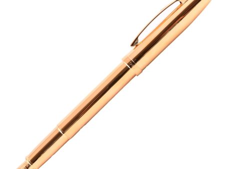 Sheaffer 100 PVD Gold with Diamond Embellishment Fountain Pen on Sale