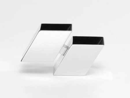 Mukul Goyal Tectonic Pen Holder - Stainless Steel Hot on Sale