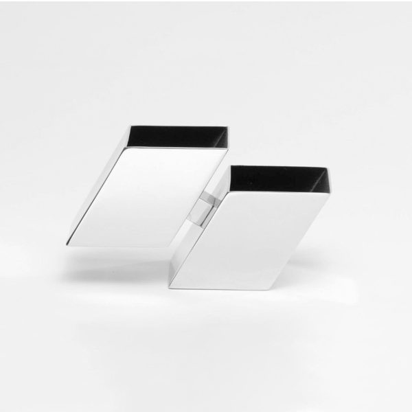 Mukul Goyal Tectonic Pen Holder - Stainless Steel Hot on Sale