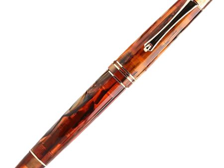 Majohn (Moonman) M800 Fountain Pen with Bock Nib - Orange GT Fashion