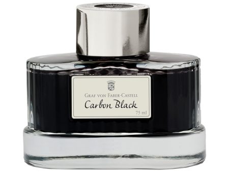 Graf Von Faber-Castell Carbon Black Ink Bottle - 75ml Online now