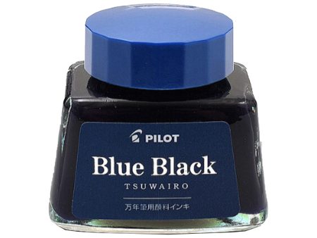 Pilot Tsuwairo Blue Black Ink Bottle - 30ml Supply