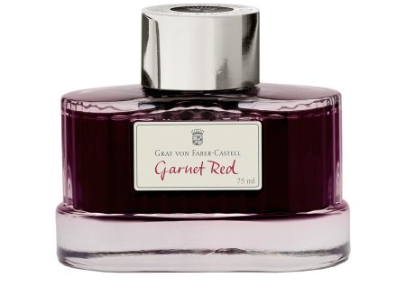 Graf Von Faber-Castell Garnet Red Ink Bottle - 75ml Online now