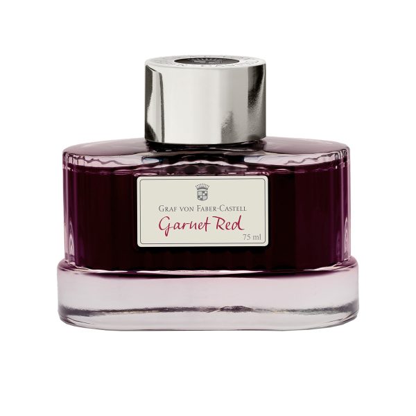 Graf Von Faber-Castell Garnet Red Ink Bottle - 75ml Online now