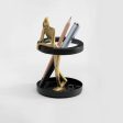 Mukul Goyal ID Pen Holder - Burnished Brass Online Hot Sale