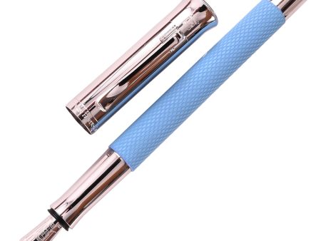 Graf Von Faber-Castell Guilloche Fountain Pen - Gulf Blue Supply