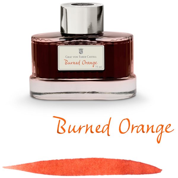 Graf Von Faber-Castell Burned Orange Ink Bottle - 75ml For Cheap