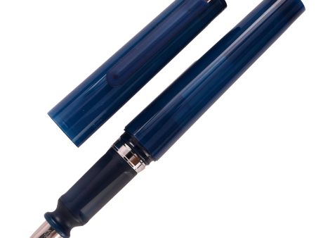 Sailor Tuzu Adjust Fountain Pen - Translucent Navy (Special Edition) Online now