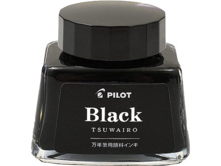 Pilot Tsuwairo Black Ink Bottle - 30ml Online now