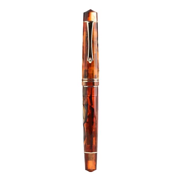 Majohn (Moonman) M800 Fountain Pen with Bock Nib - Orange GT Fashion