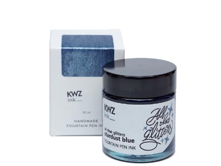 KWZ All That Glitters Stardust Blue Ink Bottle, Blue - 30ml For Discount